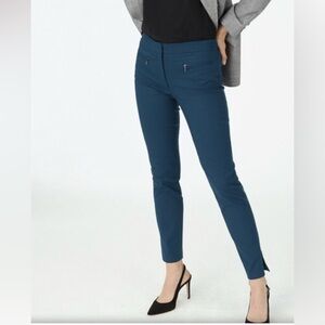 Club Monaco Slim Ankle Pants in Teal Blue